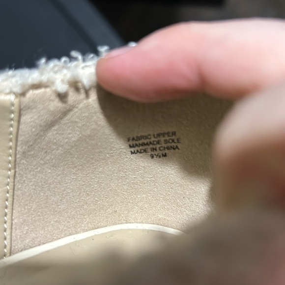 Ann Taylor Sherpa Ballet Flats Size 9.5 - Picture 4 of 5